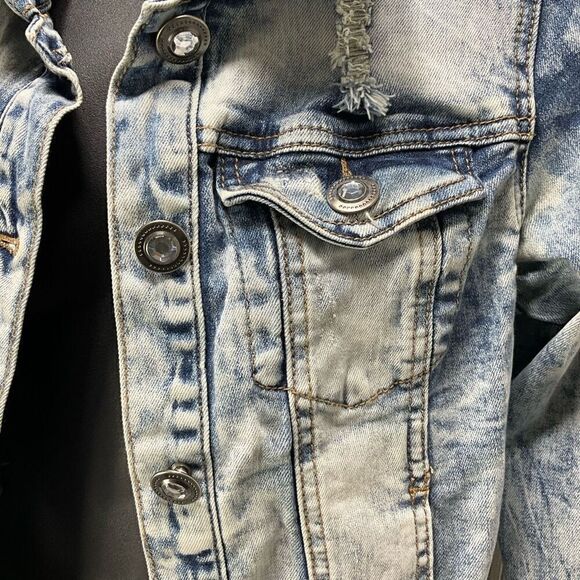 BKE Acid Wash Denim Jacket - Picture 4 of 6